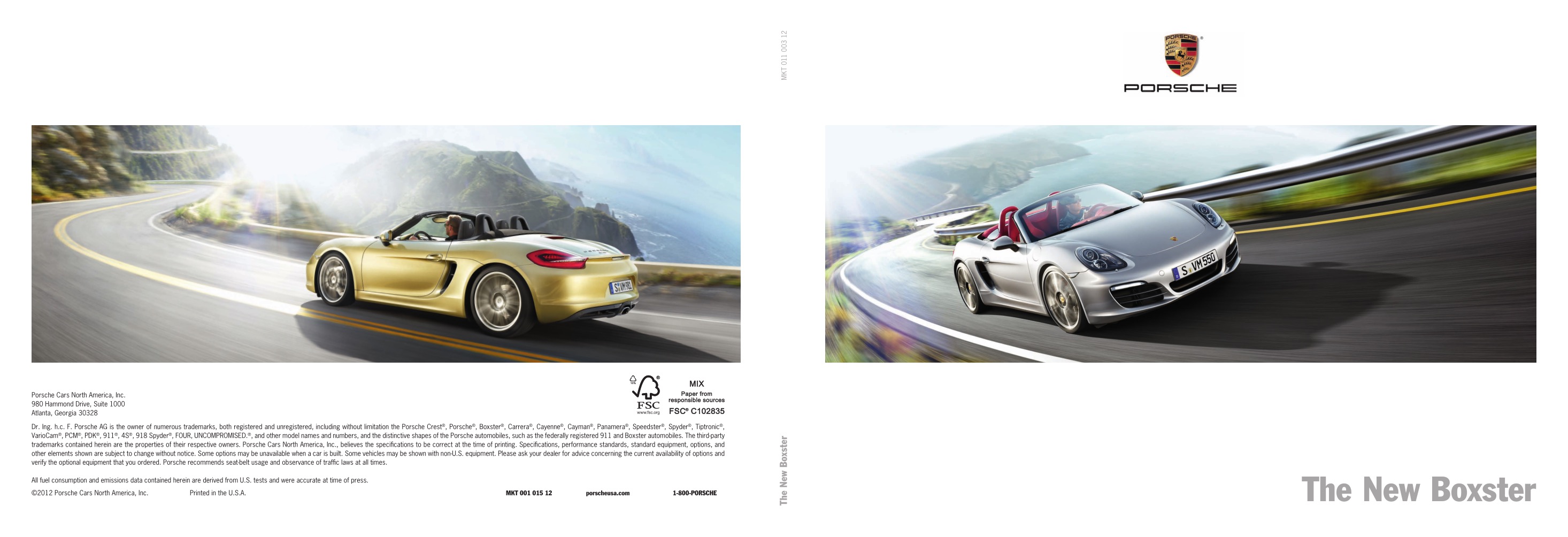 2013 Porsche Boxster Brochure Page 5